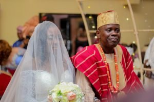 Dami and Bode White Wedding Reception