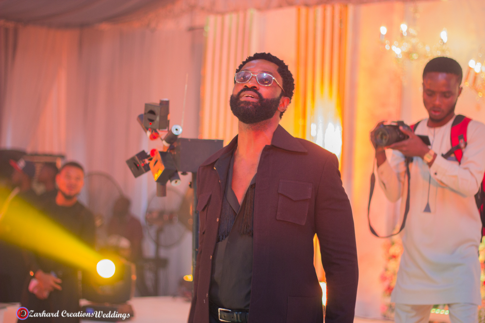 celebrity special guest artiste performance at Nigerian Lagos wedding by Ric Hassani song It is You I Know, Event planned by Eventigo