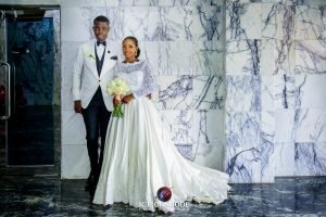 Moyo and Damola White Wedding Reception