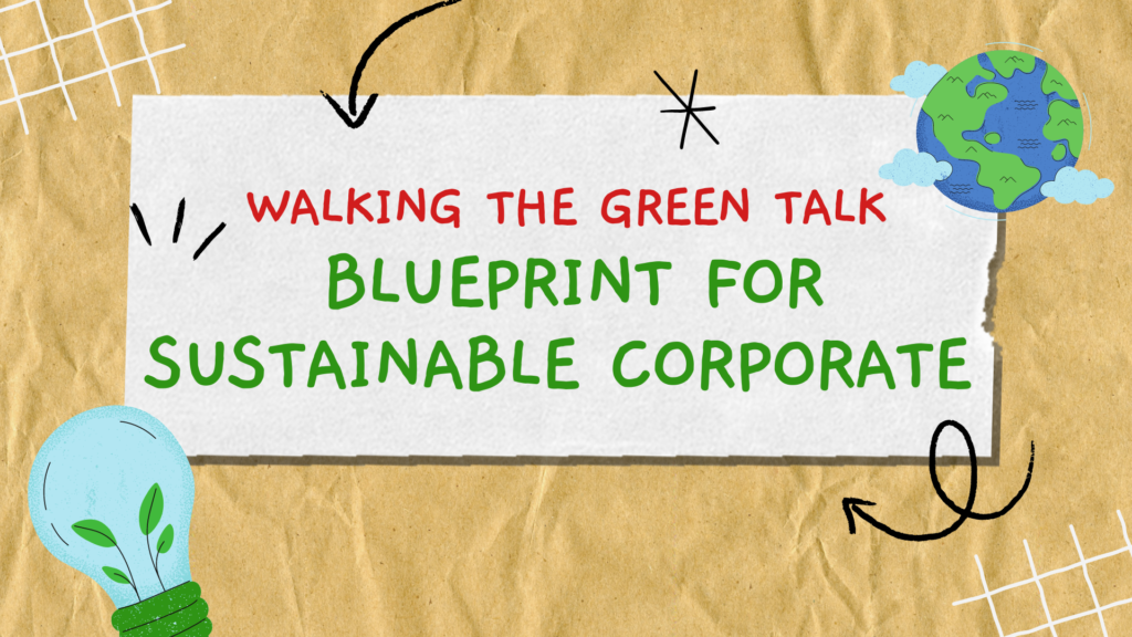 walking the green talk, ecofriendly events, green Sustainability and Ecology Presentation