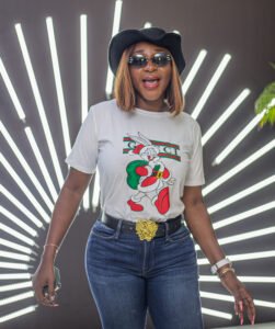 LED photo wall, Ini Edo actress, Nigerian event planner