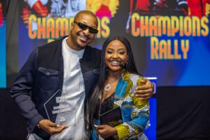 Ik Ogbonna and Victory Wilson for event in lagos, nigeria