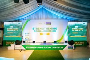 corporate event in Nigeria, strengthening social cohesion by The Kukah centre 2024 simple corporate event stage design