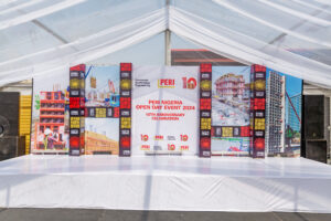 Construction company PERI Open day and 10th year anniversary, corporate events, corporate event planner in Lagos, Nigeria, stage fabrication, 3D stage design